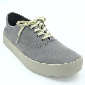 OluKai Tradewind Sneakers Men’s 10 Cooler Gray Chambray Linen Lightweight Shoes